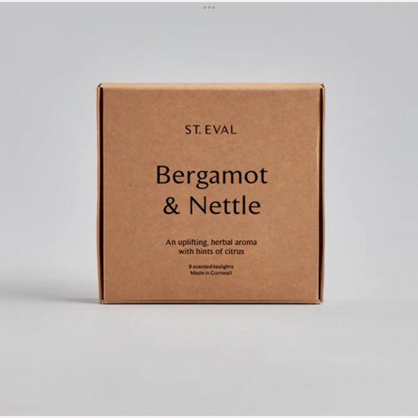 Bergamot & nettle scented tealights
