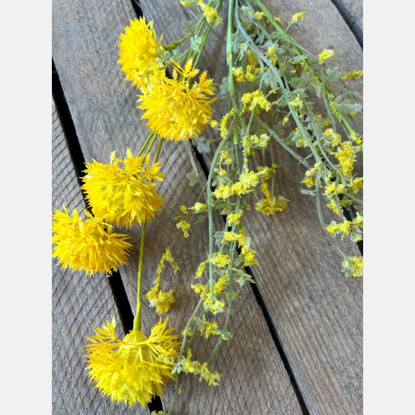 Cornflower bunch yellow