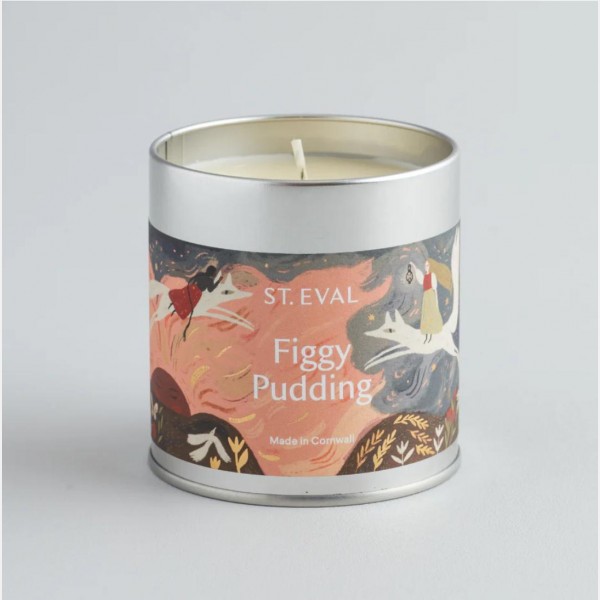 Figgy Pudding Christmas scented Tin Candle