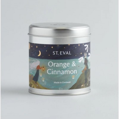 Orange & Cinnamon, Christmas scented Tin Candle