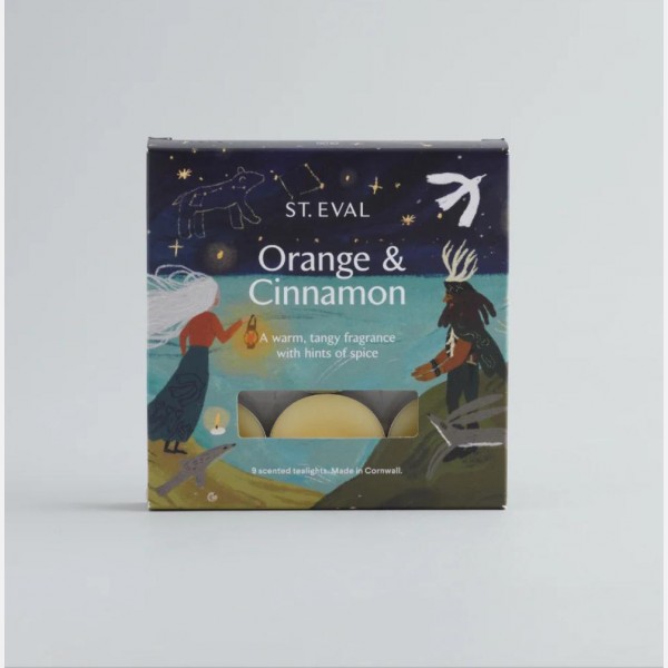 Orange & Cinnamon, Christmas scented Tealights