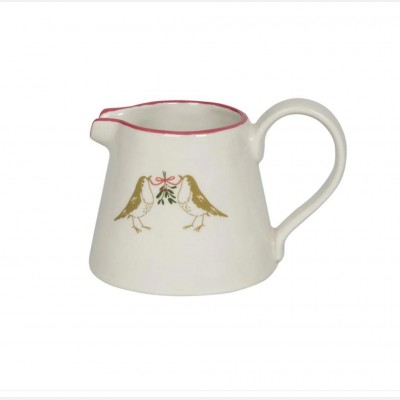 Robin mini stoneware jug