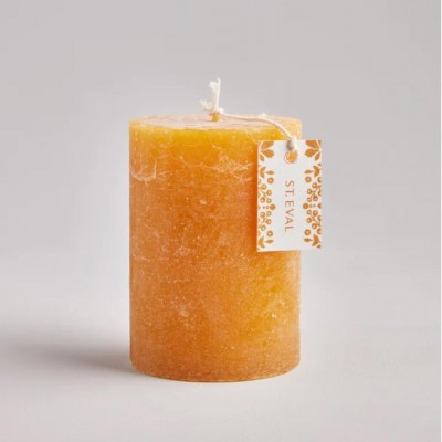 Amber Pillar Candle