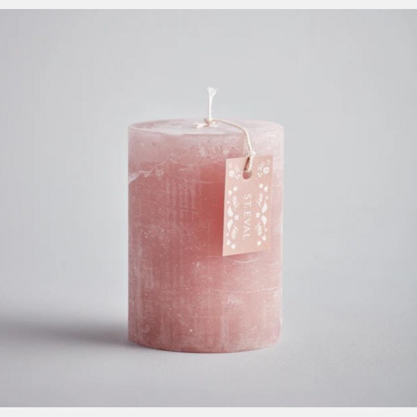 Rhubarb, summer folk scented Pillar Candle