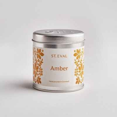 Amber Tin Candle