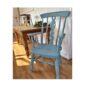 beech chair blue