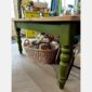 kitchen table in olive